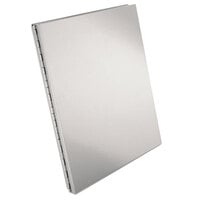 Saunders 10517 Snapak 1/2 inch Capacity 12 inch x 8 1/2 inch Silver Recycled Aluminum Side-Open Form Holder Clipboard