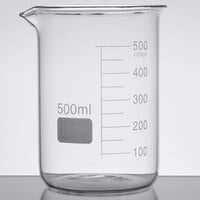 American Metalcraft GBE17 Chemistry Collection 17 oz. (500 mL) Beaker Glass