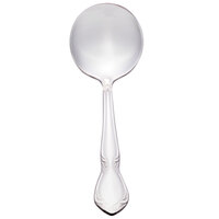 World Tableware 901 016 Lady Astor 7 3/8 inch 18/0 Stainless Steel Heavy Weight Bouillon Spoon - 36/Case