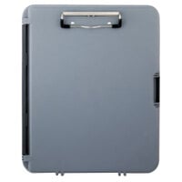 Saunders 00470 WorkMate 1/2 inch Capacity 12 inch x 8 1/2 inch Charcoal/Gray Storage Clipboard