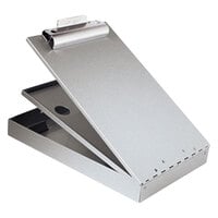 Saunders 21017 Cruiser Mate 1 1/2 inch Capacity 12 inch x 8 1/2 inch Silver Recycled Aluminum Storage Clipboard