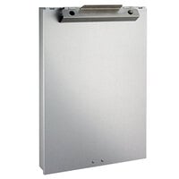Saunders 11017 Redi-Rite 1 inch Capacity 12 inch x 8 1/2 inch Silver Recycled Aluminum Storage Clipboard
