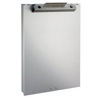 Saunders 11017 Redi-Rite 1" Capacity 12" x 8 1/2" Silver Recycled Aluminum Storage Clipboard