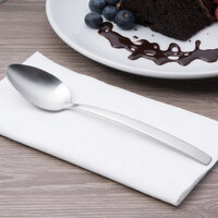 Arcoroc T7806 Satineo 7 1/4 inch 18/0 Stainless Steel Heavy Weight Dessert Spoon by Arc Cardinal - 48/Case
