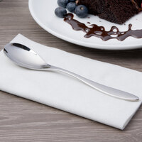 Arcoroc T3806 Nuovo 7 1/4 inch 18/10 Stainless Steel Extra Heavy Weight Dessert Spoon by Arc Cardinal - 12/Case