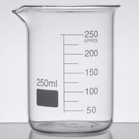 American Metalcraft GBE8 Chemistry Collection 8.5 oz. (250 mL) Beaker Glass