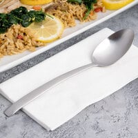 Arcoroc T7802 Satineo 8 1/4 inch 18/0 Stainless Steel Heavy Weight Dinner Spoon by Arc Cardinal - 48/Case