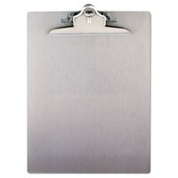 Saunders 22517 1 inch Capacity 12 inch x 8 1/2 inch Silver Recycled Aluminum Clipboard