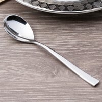 Arcoroc T3611 Latham 4 3/8 inch 18/10 Stainless Steel Extra Heavy Weight Demitasse Spoon by Arc Cardinal - 12/Case