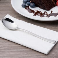 Arcoroc T3606 Latham 7 inch 18/10 Stainless Steel Extra Heavy Weight Dessert Spoon by Arc Cardinal - 12/Case
