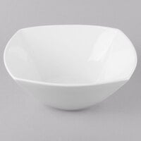 Schonwald 9323278 Event 78 oz. Continental White Square Porcelain Bowl - 6/Case