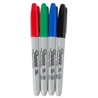 Sharpie 1921559 Assorted Colors Fine Tip Permanent Marker - 36/Pack