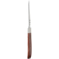 Chef & Sommelier FJ508 Royale 4 inch Steak Knife with Cherry Pakkawood Handle by Arc Cardinal - 12/Case
