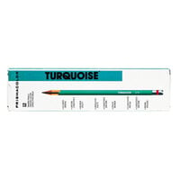 Prismacolor 2268 12 Count Turquoise Woodcase Barrel 2mm 4B Lead Drawing Pencil