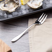 Chef & Sommelier T0421 Lazzo 5 5/8 inch 18/10 Stainless Steel Extra Heavy Weight Oyster Fork by Arc Cardinal - 36/Case