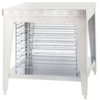 Alto-Shaam 5003489 Stationary Stand with Cooling Racks and Bullet Feet for ASC-4E and ASC-4G Convection Ovens - 35 1/2"