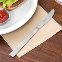 Choice Windsor 8 3/8 inch 18/0 Stainless Steel Dinner Knife   - 12/Case