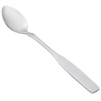 Choice Delmont 7 1/4 inch 18/0 Stainless Steel Medium Weight Iced Tea Spoon - 12/Case