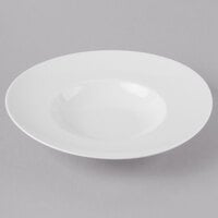 Schonwald 9390122 Grace 5 oz. Continental White Rim Deep Porcelain Bowl - 12/Case