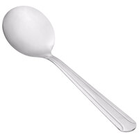 Choice Dominion 5 7/8" 18/0 Stainless Steel Bouillon Spoon - 12/Case