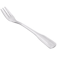 Acopa Atglen 6 inch 18/0 Stainless Steel Medium Weight Cocktail / Oyster Fork - 12/Case