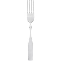 Choice Delmont 7 7/8 inch 18/0 Stainless Steel Medium Weight Dinner Fork - 12/Case