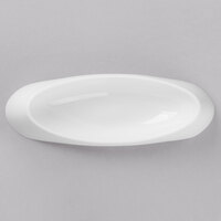 Schonwald 9396119 Grace 2.5 oz. Continental White Porcelain Gourmet Bridge Dish - 6/Case