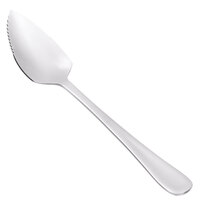 Choice Windsor 6 1/4 inch 18/0 Stainless Steel Grapefruit Spoon - 12/Case