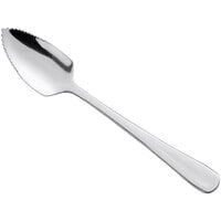 Choice Windsor 6 1/4" 18/0 Stainless Steel Grapefruit Spoon - 12/Case