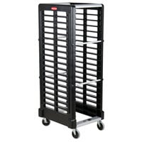 Rubbermaid FG332000BLA ProServe 18 Pan End Load Max System Black Bun / Sheet Pan Rack - Unassembled