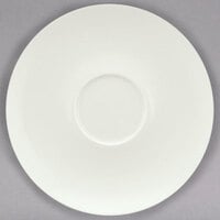 Schonwald 9396909 Grace 5 1/2 inch Continental White Porcelain Saucer - 12/Case