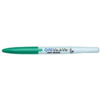 Expo 16004 Vis-a-Vis Green Fine Point Wet Erase Marker - 12/Pack