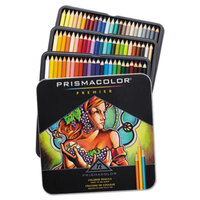 Prismacolor 20045 Col-Erase 12 Carmine Red Woodcase Barrel 0.7