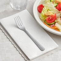 Choice Windsor 6 1/8 inch 18/0 Stainless Steel Salad Fork - 12/Case