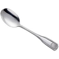 Acopa Atglen 8 1/2 inch 18/0 Stainless Steel Medium Weight Tablespoon / Serving Spoon - 12/Case