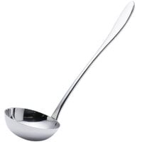 Chef & Sommelier T0425 Lazzo 3.5 oz. 18/10 Stainless Steel Extra Heavy Weight Soup Ladle by Arc Cardinal - 6/Case