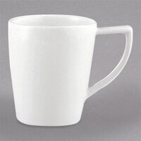 Schonwald 9195175 Avanti Gusto 8.5 oz. Continental White Porcelain Cup - 6/Case