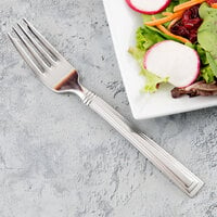 World Tableware 977 038 Slate 7 1/8 inch 18/0 Stainless Steel Heavy Weight Salad Fork - 36/Case