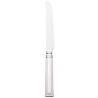 World Tableware 977 5502 Slate 9 3/4 inch 18/0 Stainless Steel Heavy Weight Solid Handle Dinner Knife with Fluted Blade - 36/Case