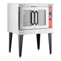 Vulcan VC5GDN Natural Gas Single Deck Full Size Convection Oven with Legs - 50,000 BTU