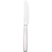 World Tableware 989 554 Quantum 7 1/8 inch 18/0 Stainless Steel Heavy Weight Solid Handle Bread and Butter Knife with Plain Blade - 36/Case