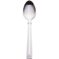 World Tableware 977 002 Slate 7 1/8 inch 18/0 Stainless Steel Heavy Weight Dessert Spoon - 36/Case