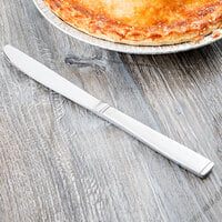 World Tableware 858 7922 New Charm 9 1/8 inch 18/0 Stainless Steel Heavy Weight Solid Handle Utility / Dessert Knife with Fluted Blade - 36/Case