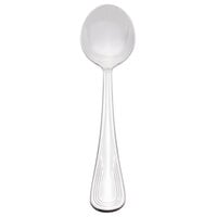 World Tableware 129 004 Reflections 6 1/4 inch 18/0 Stainless Steel Heavy Weight Round Bowl Soup Spoon - 36/Case