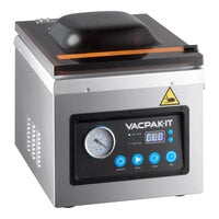 VacPak-It VMC10OP Chamber Vacuum Packaging Machine with 10 1/4" Seal Bar and Oil Pump