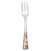 Master's Gauge by World Tableware 702 029 Pebblestone 5 1/2 inch 18/10 Stainless Steel Extra Heavy Weight Cocktail Fork - 12/Case