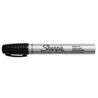 Sharpie 1794229 Pro Black Bullet Tip Permanent Marker - 12/Pack