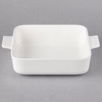 Villeroy & Boch 13-6021-3245 Cooking Elements 8 1/4" x 8 1/4" White Porcelain Square Serving Dish / Lid - 6/Case