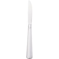 World Tableware 146 5502 Vermont 8 1/2 inch 18/0 Stainless Steel Heavy Weight Solid Handle Dinner Knife with Fluted Blade - 12/Case