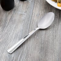World Tableware 146 003 Vermont 8 3/4 inch 18/0 Stainless Steel Heavy Weight Tablespoon / Serving Spoon - 36/Case